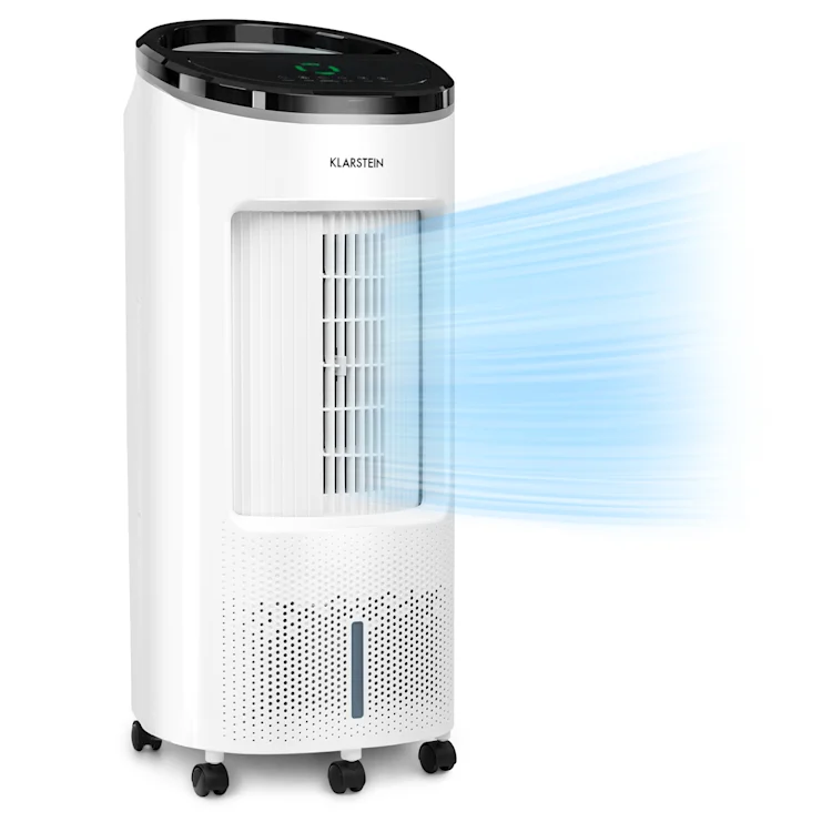 کولر آبی و تهویه ۴ کاره کلارشتاین آلمان مدل klarstein IceWind Plus - مجهز به رطوبت‌ ساز، فن پر قدرت